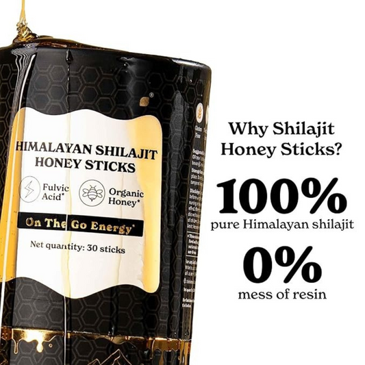 Pure Shilajit Honey Sticks™